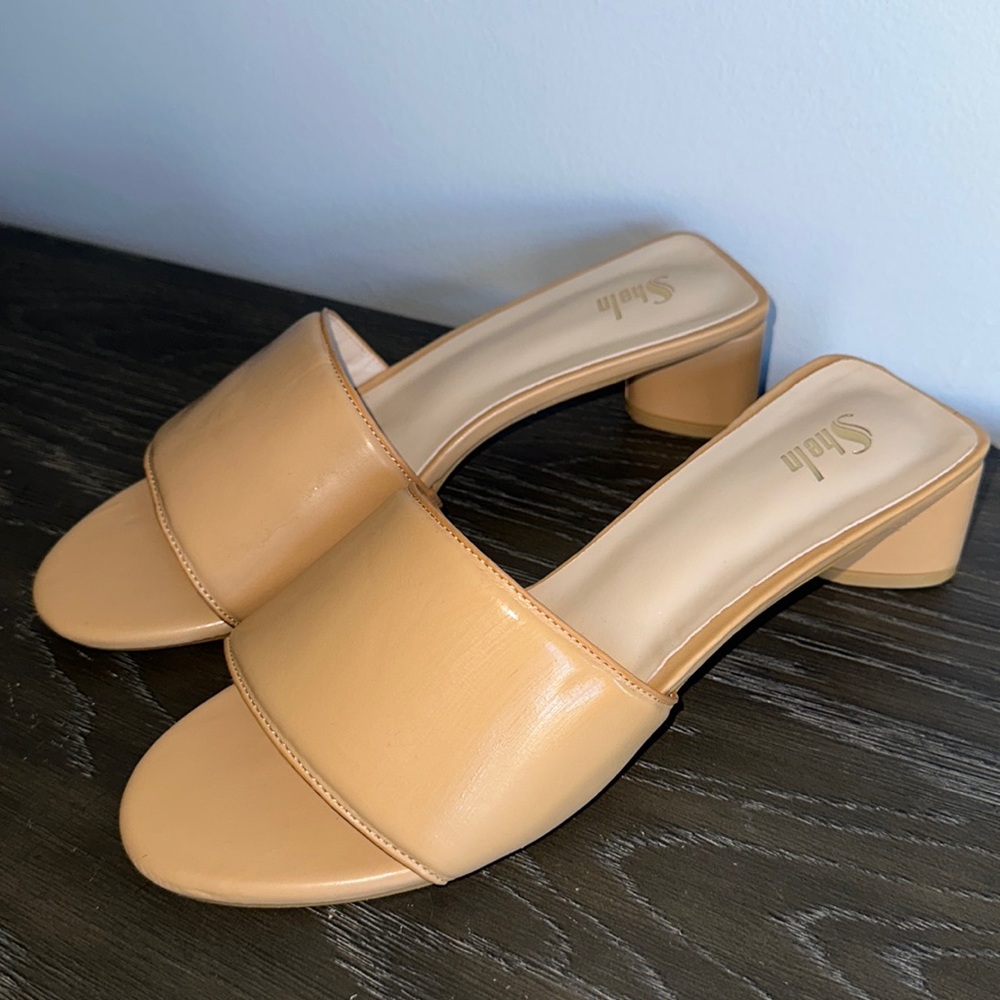 SHEIN Low Heeled Mules Size 8
